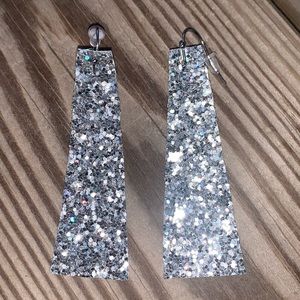 Handmade faux leather earrings